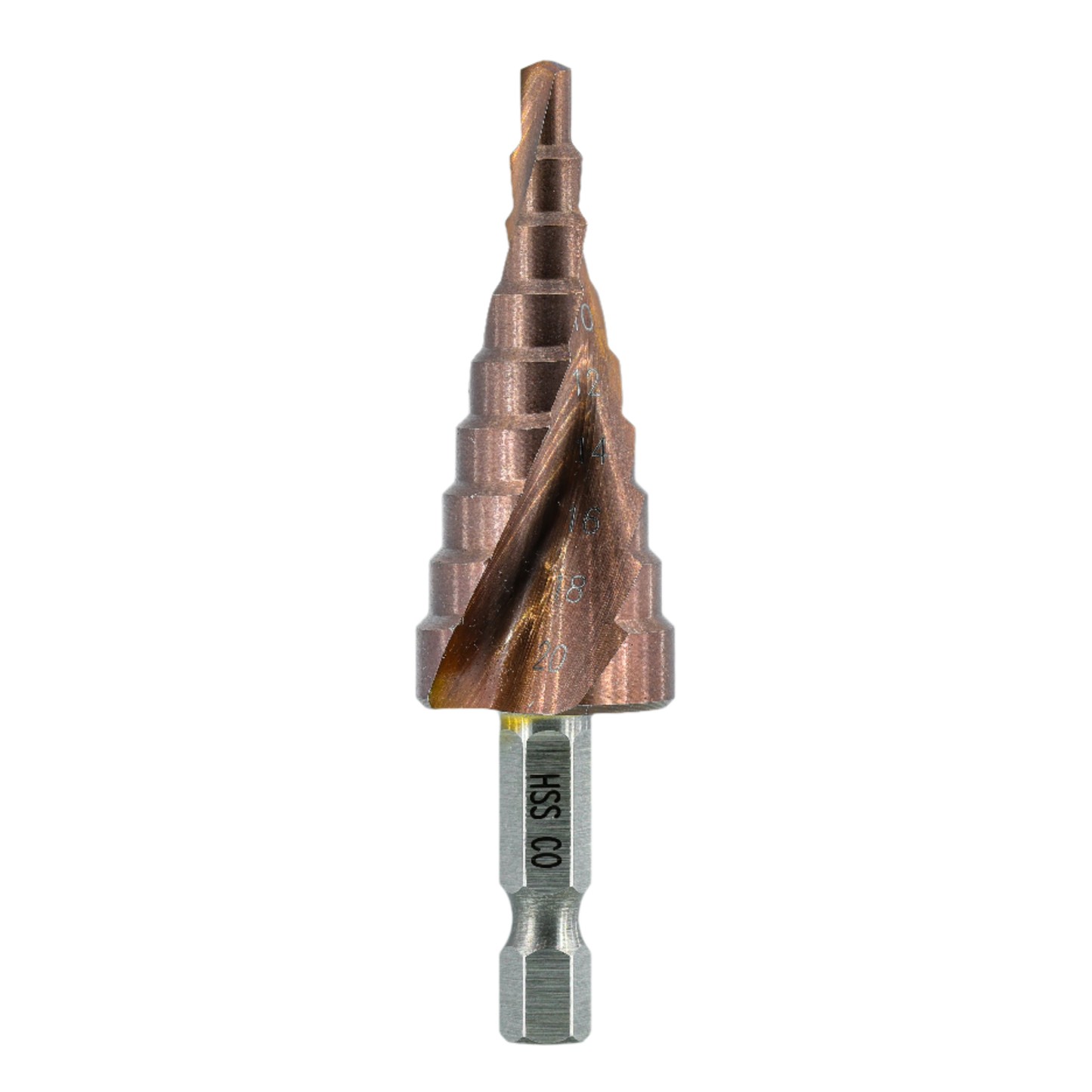 Step Drill Bit - M35 4-20mm (Uncoated)