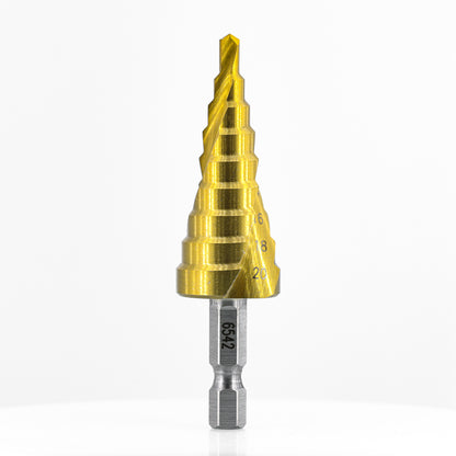 Step Drill Bit - 6542 4-20mm (TiN Coating)