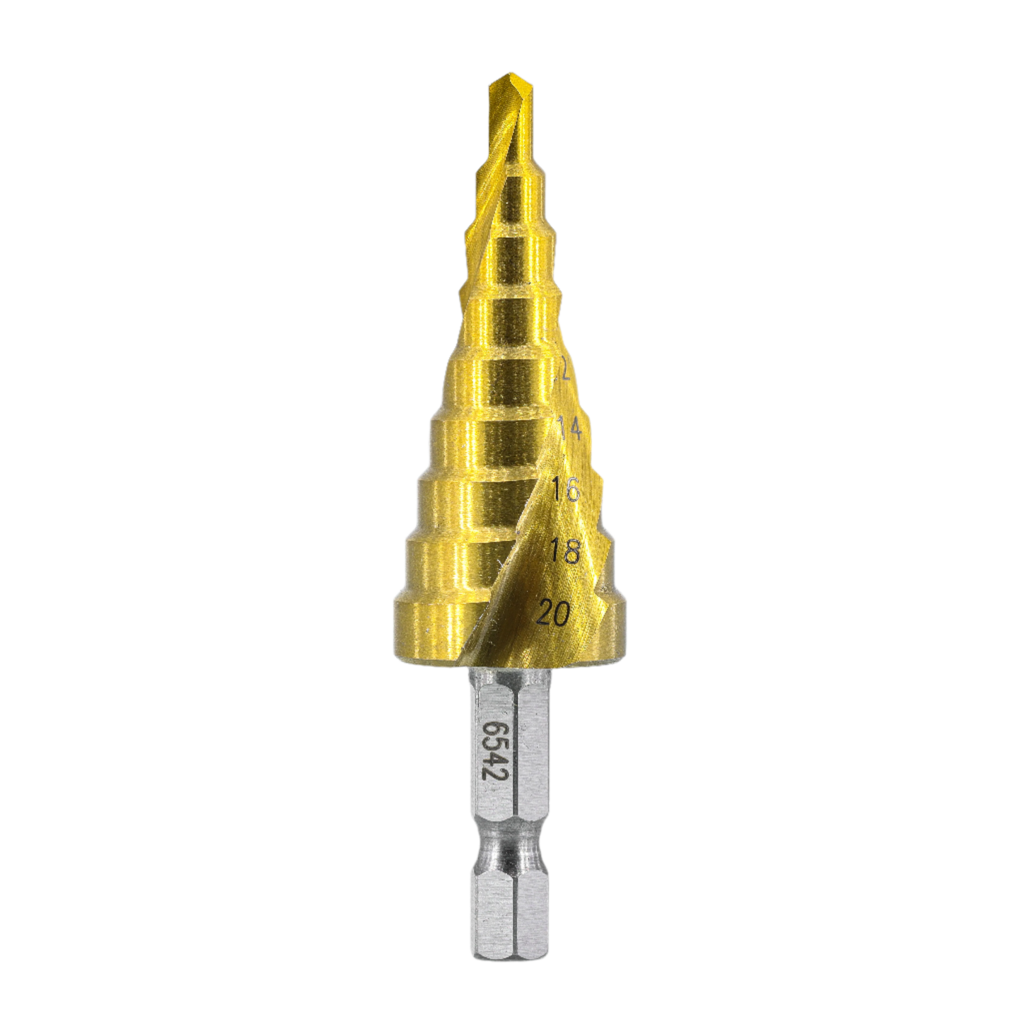 Step Drill Bit - 6542 4-20mm (TiN Coating)