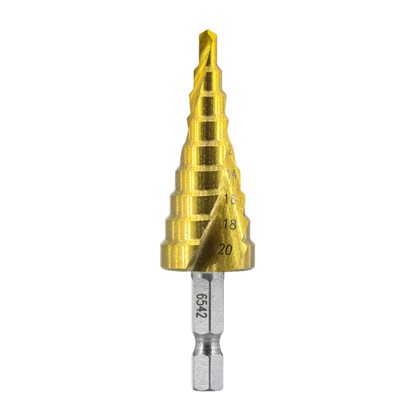 Step Drill Bit - 6542 4-20mm (TiN Coating)