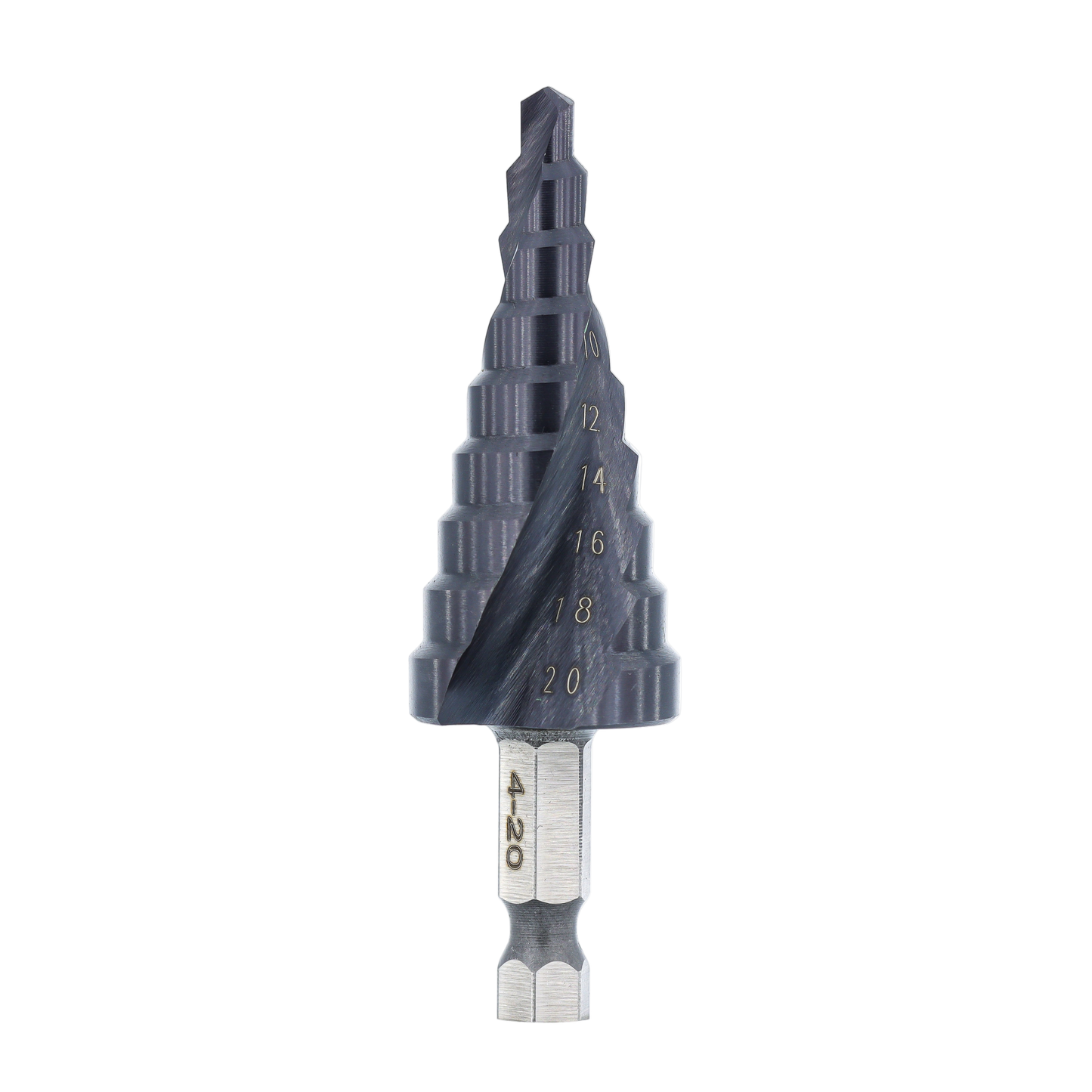 Step Drill Bit - M35 4-20mm (TiAlN Coating)