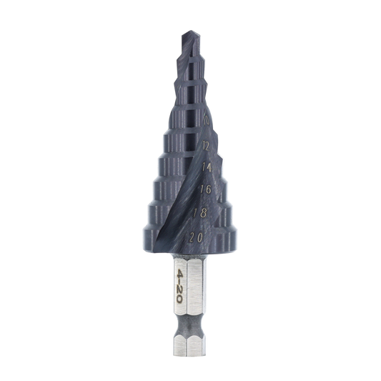 Step Drill Bit - M35 4-20mm (TiAlN Coating)
