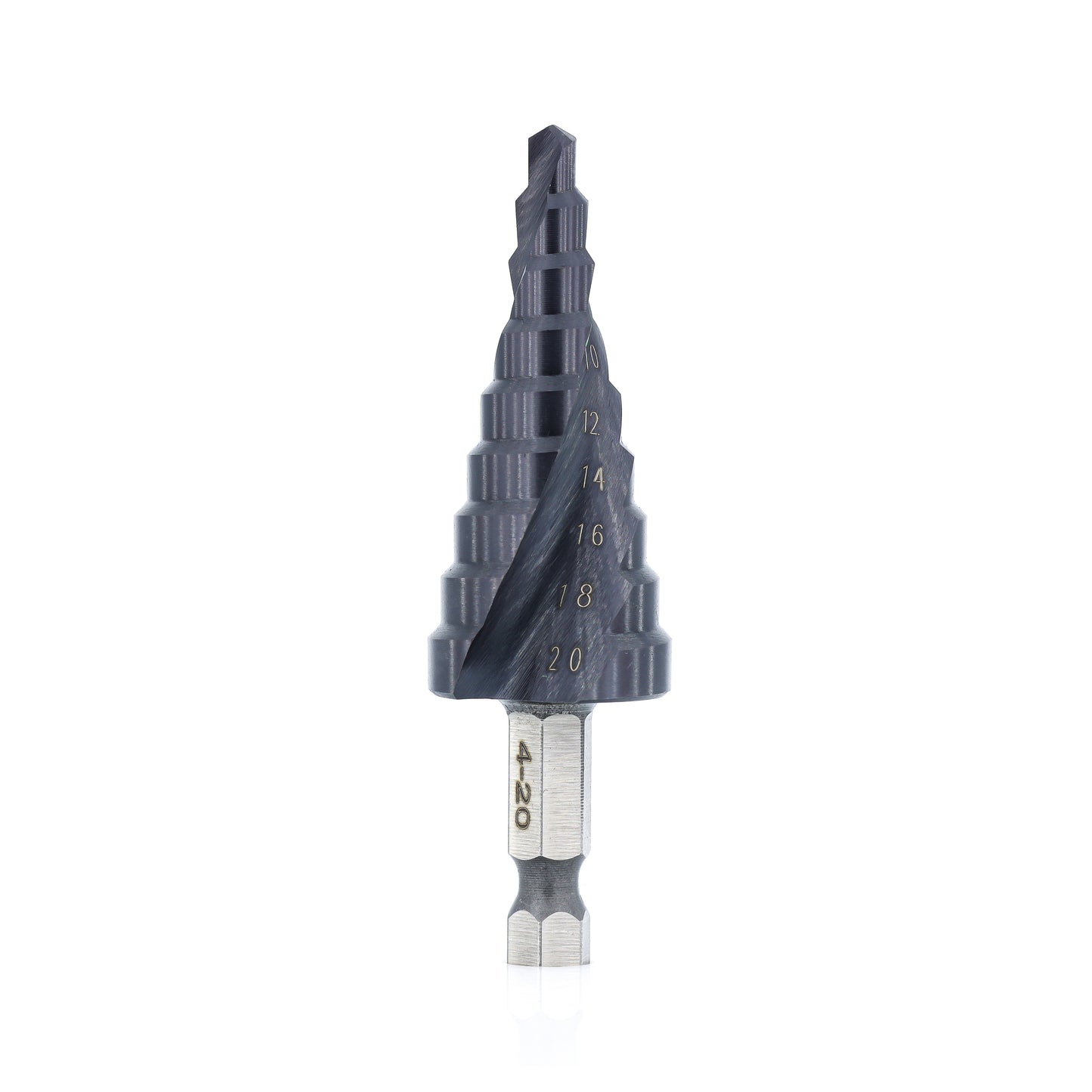 Step Drill Bit - M35 4-20mm (TiAlN Coating)
