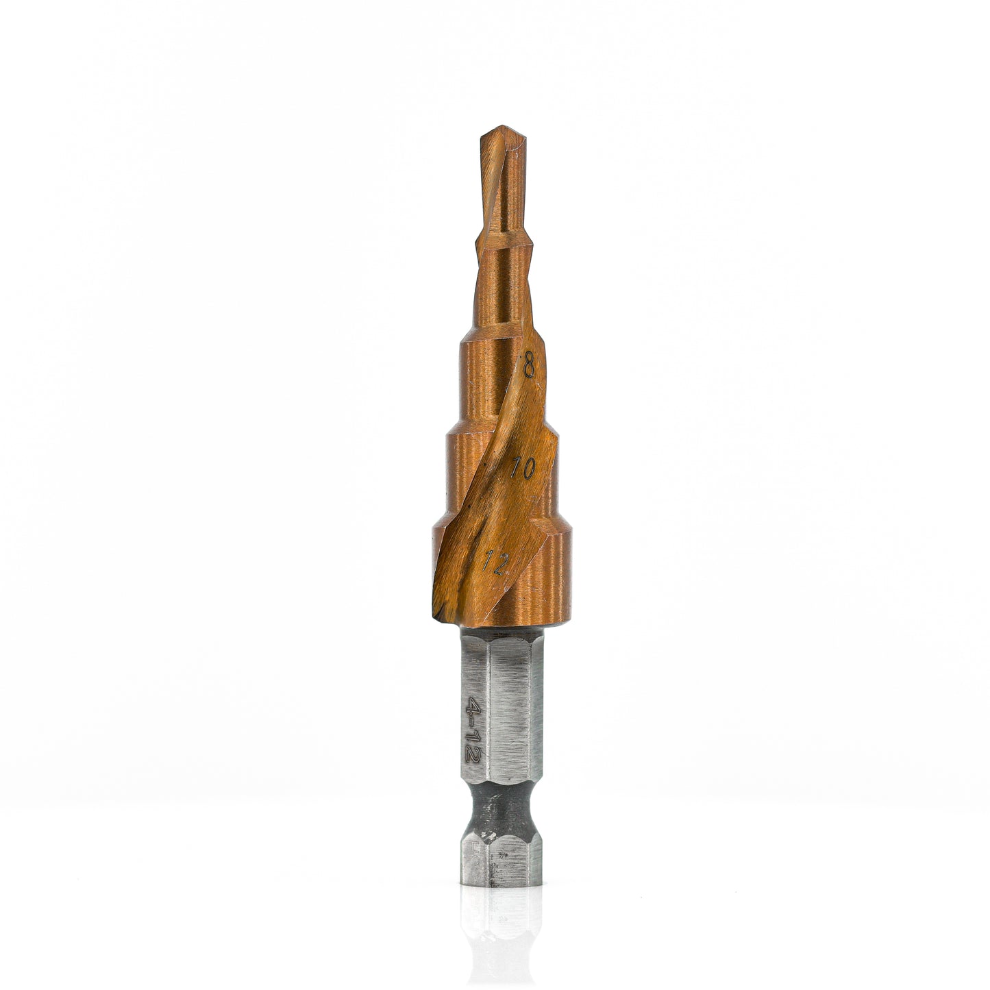 Step Drill Bit - M35 4-12mm 2mm (Uncoated)