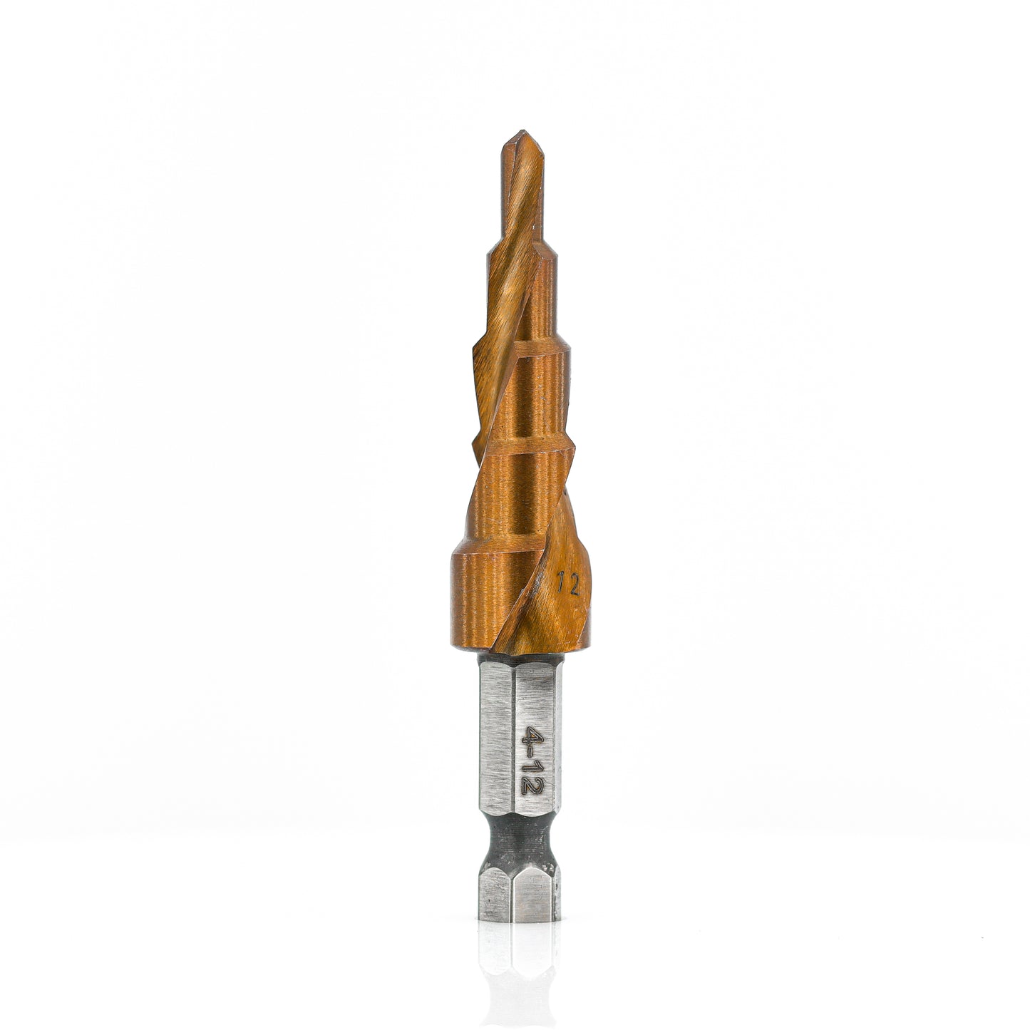 Step Drill Bit - M35 4-12mm 2mm (Uncoated)