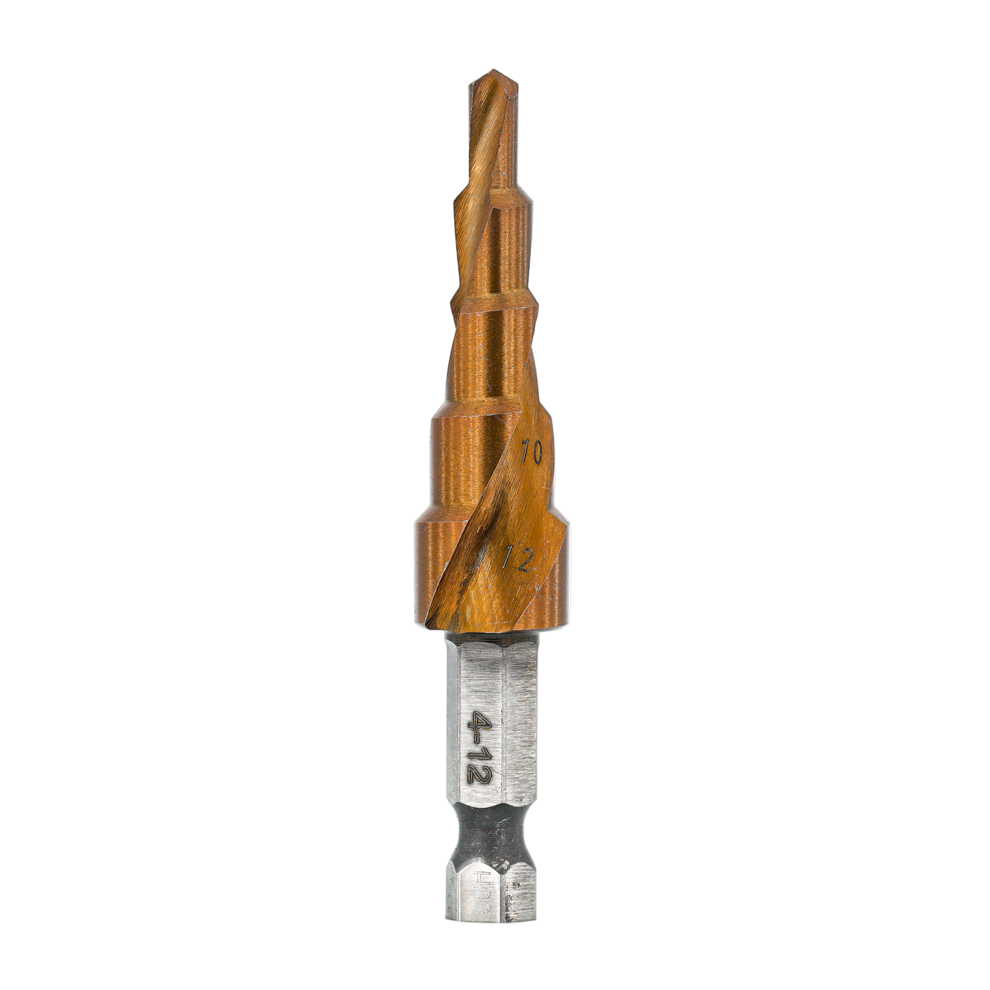 Step Drill Bit - M35 4-12mm 2mm (Uncoated)