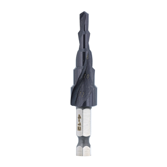 Step Drill Bit - M35 4-12mm (TiAlN Coating)