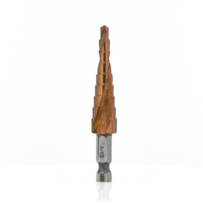 Step Drill Bit - M35 4-12mm 1mm (Uncoated)