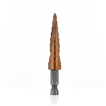 Step Drill Bit - M35 4-12mm 1mm (Uncoated)