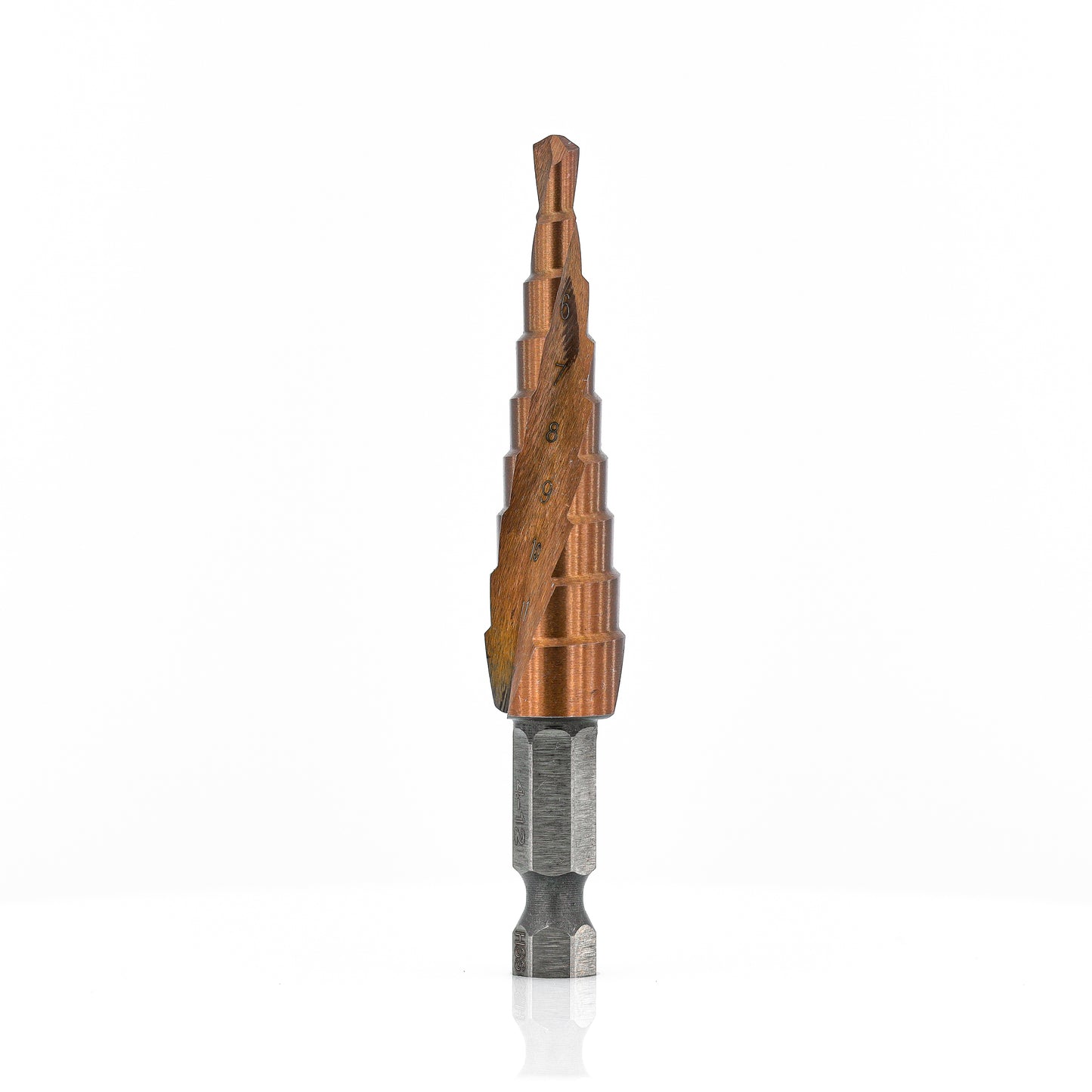 Step Drill Bit - M35 4-12mm 1mm (Uncoated)