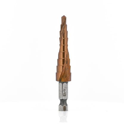 Step Drill Bit - M35 4-12mm 1mm (Uncoated)