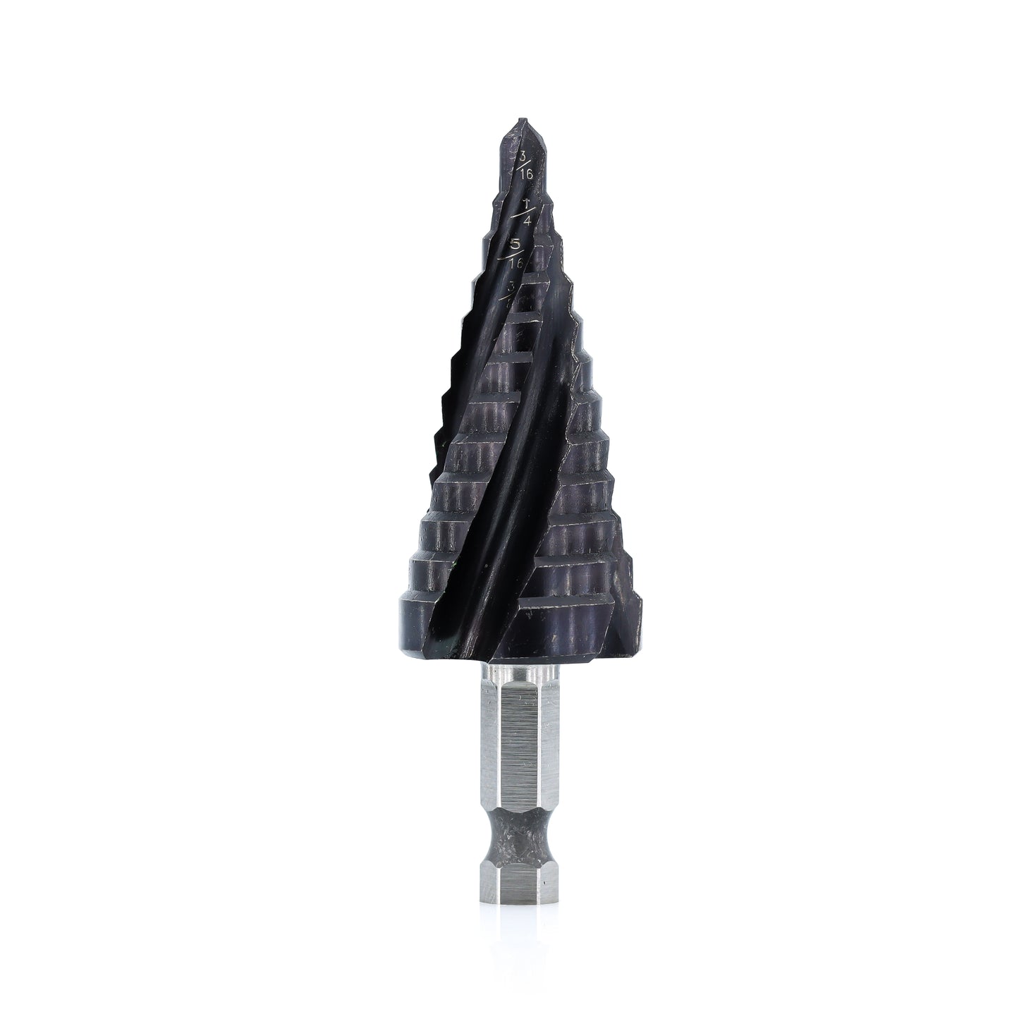 Step Drill Bit - M35 3/16" - 7/8" (TiAlN Coating)