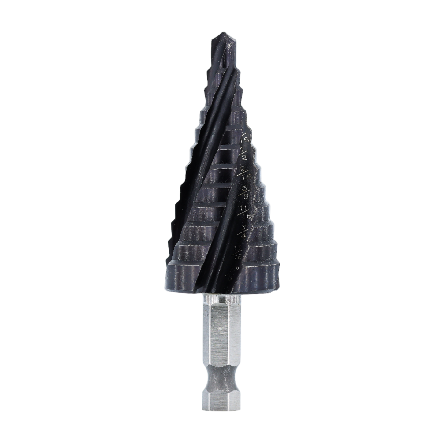 Step Drill Bit - M35 3/16" - 7/8" (TiAlN Coating)
