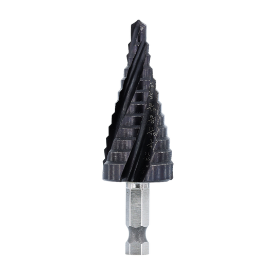 Step Drill Bit - M35 3/16" - 7/8" (TiAlN Coating)