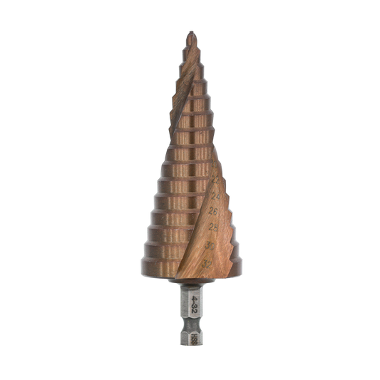 Step Drill Bit - M35 4-32mm (Uncoated)